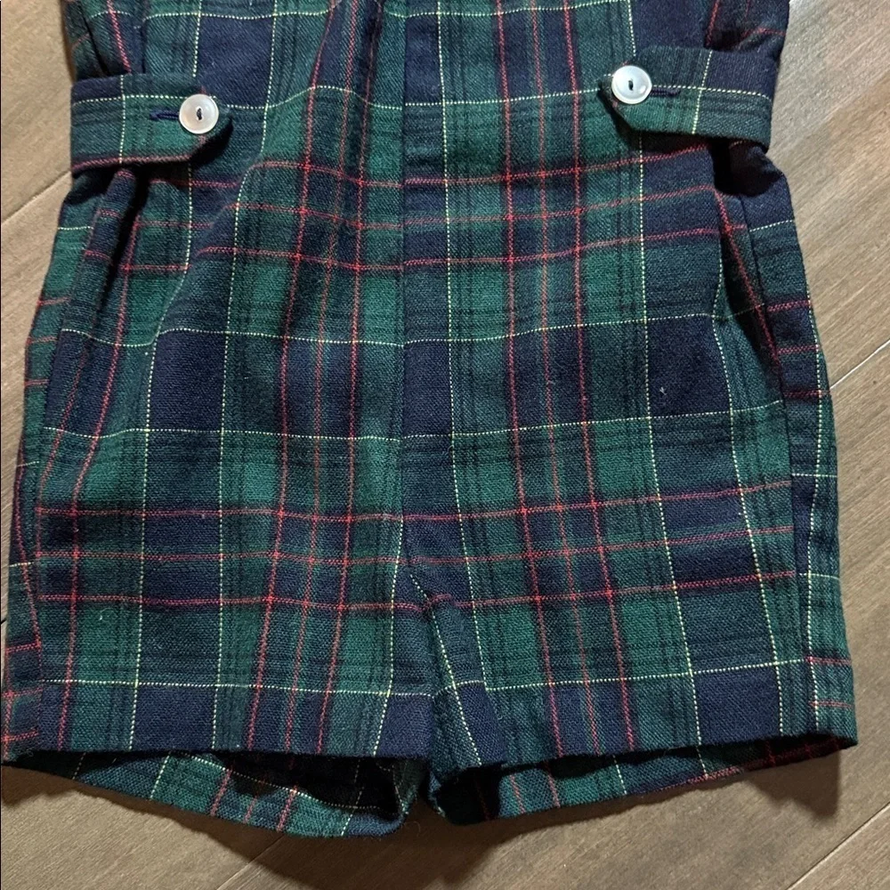 Imp Originals Vintage Plaid Wool Romper SZ 3T